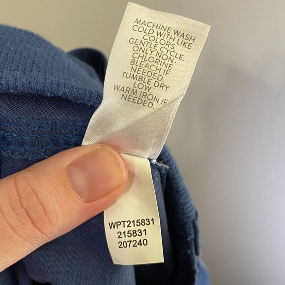 J Jill Linen Blend Roll Cuff Pants in Royal Blue Size Small - Picture 10 of 10